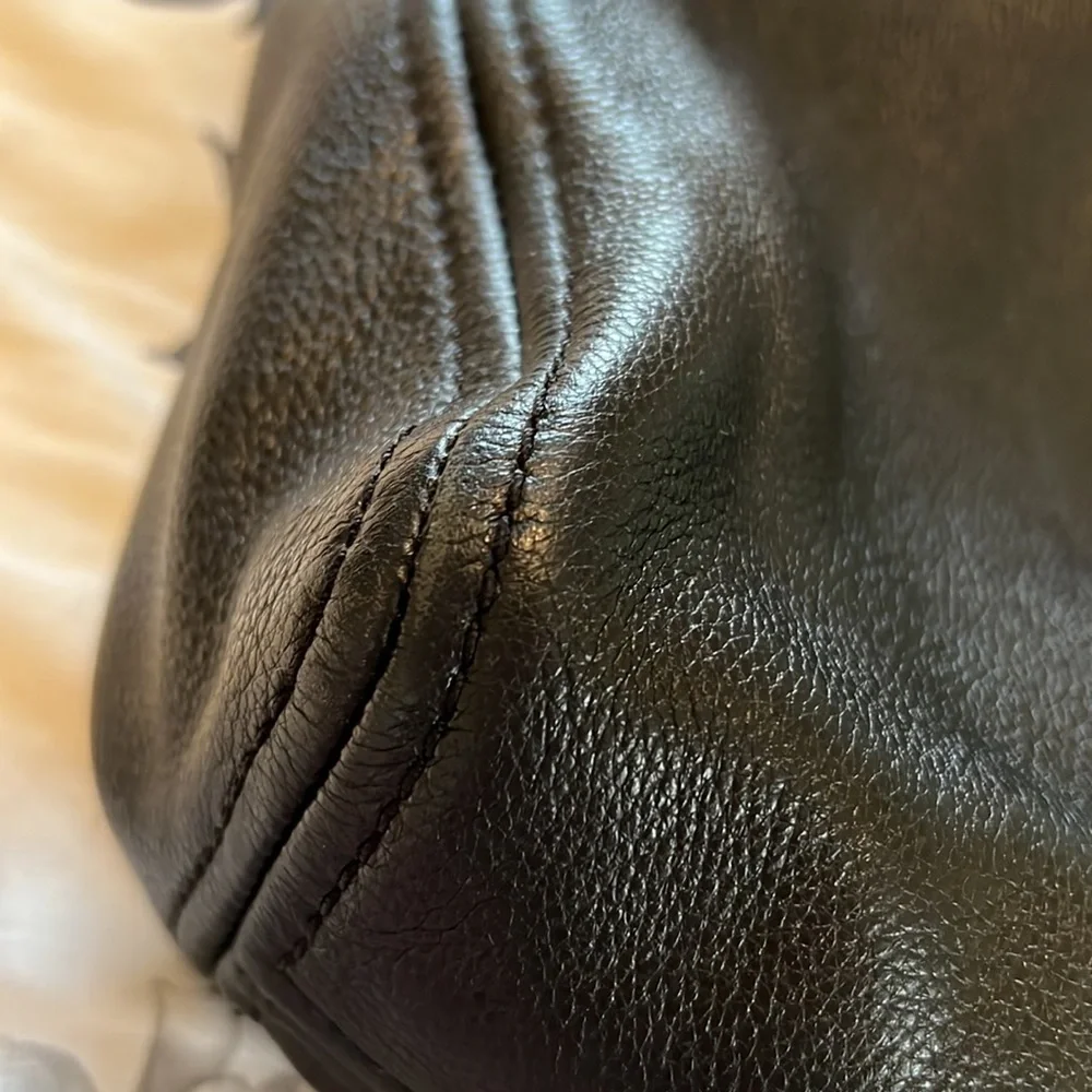 Michael Kors Black Leather Hobo Bag